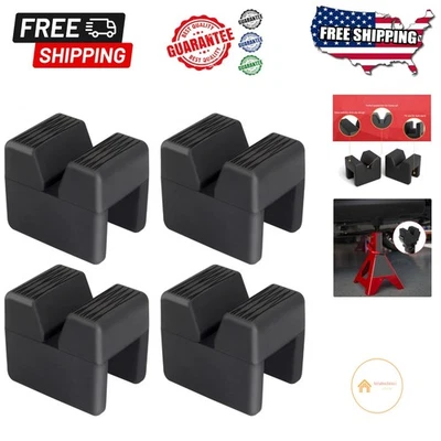 4-Piece Car Jack Pad Adapters for Safe Vehicle Lifting - 3 Ton Load Capacity Foto 1 de 4