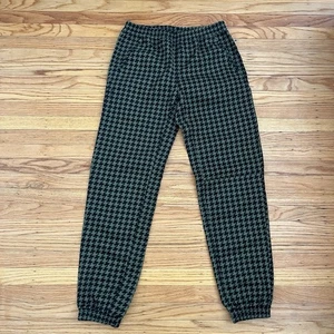 Adidas x Ivy Park Green Houndstooth Unisex Kids Pants Streetwear XL (15-16Y) - Picture 1 of 14