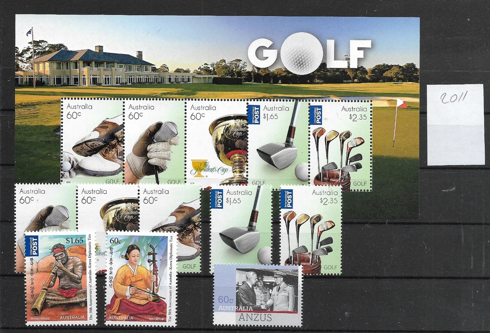 Australia @ 2011 Conmemorativos MNH Conjuntos Buen Precio @Aus.747 Foto 1 de 1