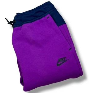 Nike Sportswear Tech Fleece Big Kids' Sz Large Reflective Joggers Bold Berry NEW - Picture 1 of 9