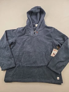 Birdwell Beach Britches Handtuch Hoodie Herren 3XL blau Pullover Taschen Beach Logo - Bild 1 von 8