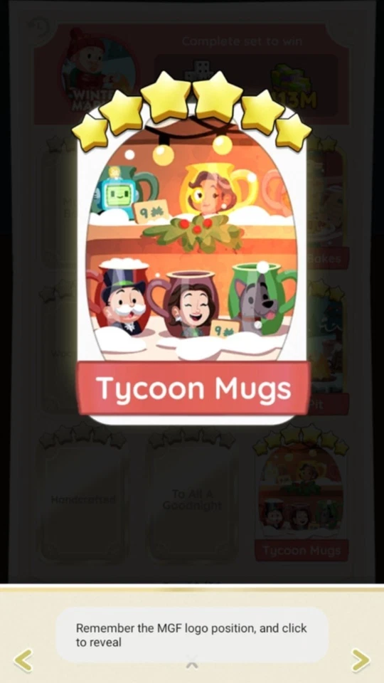Tycoon Mugs - Stickers - 6 ⭐⭐⭐⭐⭐⭐ - ⚡️ Cozy Comfort Album ⚡️