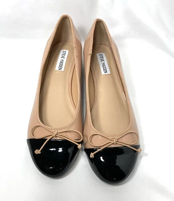 Steve Madden Ballet Pump Shoes Womens 9.5 Pink Cap Toe Cherish Low Block Heel - Image 1 of 4