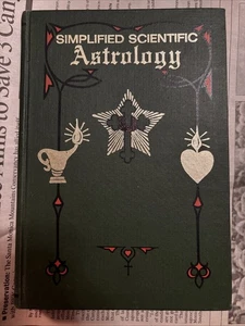 Simplified Scientific Astrology Max Heindel 1928 antique vintage - Picture 1 of 4