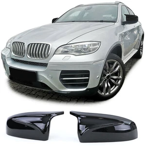 Intercambio Espejo Caps Óptica Deportiva Negro Brillo Apto para BMW X5 E70 X6 - Imagen 1 de 6