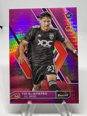 2023 Topps Finest Ted Ku-DiPietro Pink Prism Refractor /125 RC #59 - Image 1 of 2