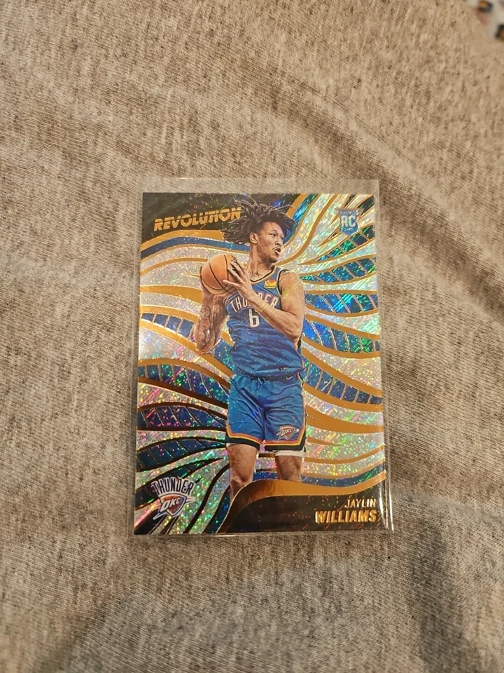 2022-23 PANINI REVOLUTION Jaylin Williams BASE RC Thunder #122 - Image 1 of 2