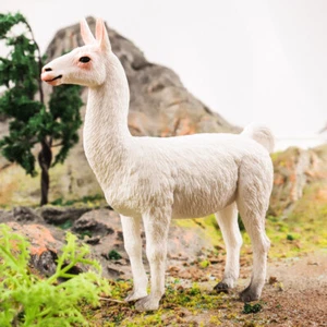 Modelli giocattolo animali simulati alpaca pecore capre - Foto 1 di 21