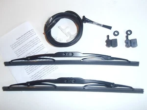 Landrover Defender 90 110 Wiper Blades with Upgrade(4way adjustable Washer Jets. - Picture 1 of 3