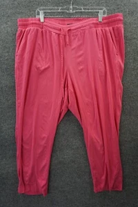Torrid Pants Womens Pink Size 22 Plus Elastic Waist Pockets Lightweight - Picture 1 of 9
