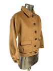 FIRETRAP Girls Jacket Camel Brown Faux Fur Coat NEW Size UK 10-12 Yrs RRP £50