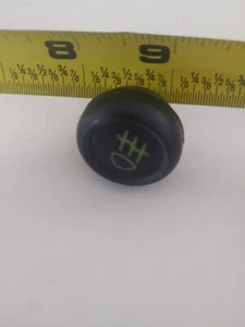  PORSCHE 911 930 LIGHTED FOG LIGHT KNOB GREEN LENS - Picture 1 of 5