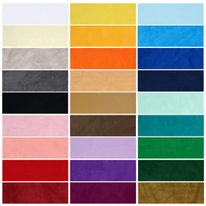 Velour Polar Fleece Anti Pill Quality Stretch Fabric,Soft Feel,Neotrims UK - Picture 1 of 65