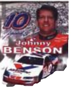 Vintage 2003 Nascar Johnny Benson gestanzte Flagge 12,5 x 18 Valvoline neu aus altem Lagerbestand von Hirev - Bild 1 von 1