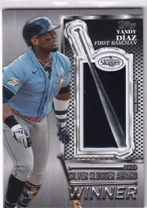 2024 Topps MLB No. SS-YD Yandy Diaz Award Patch Card Silver - Picture 1 of 2