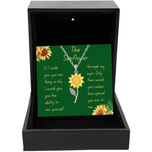 Sunflower Necklace - Radiant Jewelry, ideal Gift for Mothers day - Picture 1 of 6