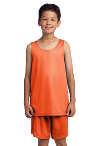 Sport-Tek Youth Basketball PosiCharge Classic Mesh Reversible Tank YST500 - Picture 1 of 25