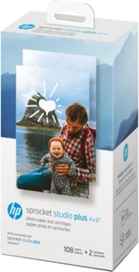 Cartuccia ink 108 fogli carta fotografica 10x15cm 4x6" HP Sprocket Studio Plus - Bild 1 von 2
