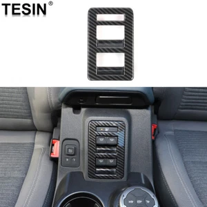 Interruptor de ventana de control de fibra de carbono decoración bisel para Ford Bronco 2021+ piezas - Imagen 1 de 8