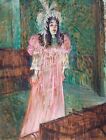 13154. Plakat dekoracyjny ścienny. Projekt domu w pokoju. Sztuka Toulouse-Lautrec. Singer May Belfort