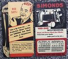 Vintage 1941 & 1945 Simonds Saw And Steel Co. 3? X 5.25? Notebook Calendars