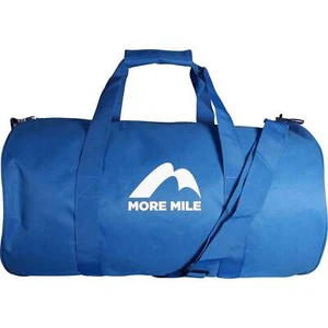 More Mile Barrel Holdall Blue Gym Travel Training Padded Weekender Bag Workout - Picture 1 of 2