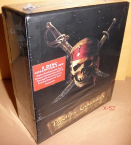 Pirates of Caribbean Box Set 1 2 3 soundtrack 4 CD 1 DVD Hans Zimmer disney ost - Picture 1 of 4