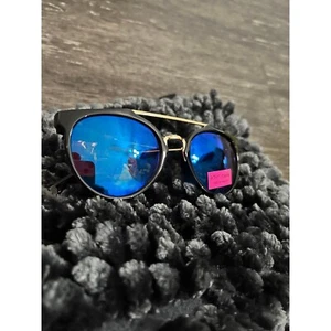 Occhiali da sole Betsey Johnson tinta blu nuovi con etichetta - Foto 1 di 4