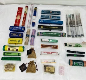 ENORME Lotto Collezione Incenso Indiano Tibetano Incenso Franco Mirra PER LO PIÙ NUOVO - Foto 1 di 16