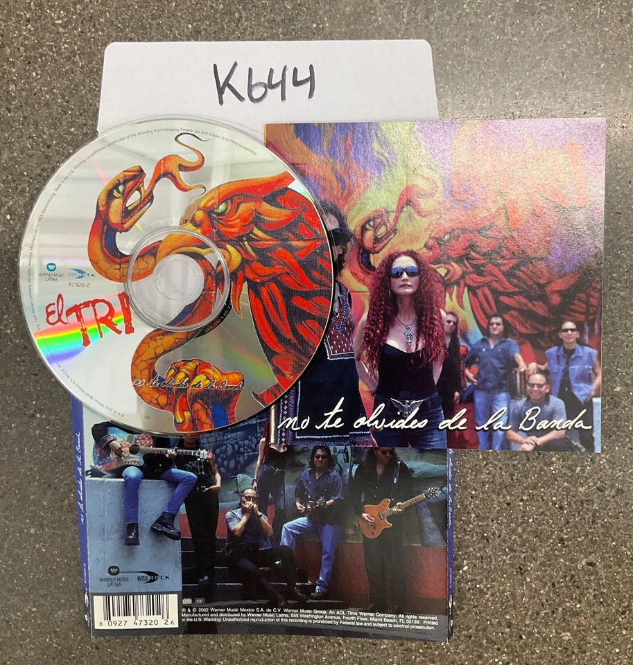 EL TRI - NO TE OLVIDES DE LA BANDA - 2002 CD No Case No Tracking #K644 Foto 1 de 1
