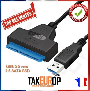 Sata Vers USB 3.0 2.5" Adapter for HDD SSD Cable Converter Blue - Picture 1 of 12