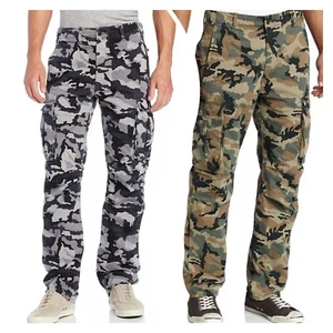 Levis Men's Relaxed Fit Camouflage Cargo Pants All sizes - Picture 1 of 4