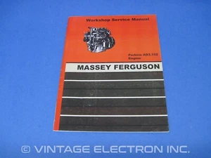 Massey Ferguson (MF 40 etc) Perkins AD3.152 Engine Workshop Service Manual, 1965 - Picture 1 of 7