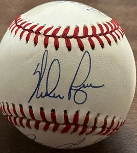 300 GAME WIN CLUB (8) SIGNATURES Ryan,Seaver,Spahn,Wynn,Sutton & More JSA MINT! - Picture 1 of 6