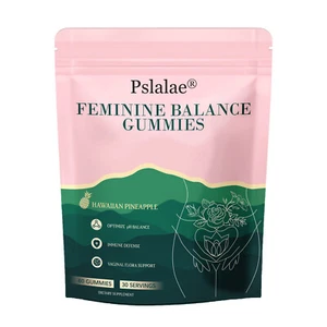 Feminine Balance Gummies - Hawaiian Pineapple Flavor - Female Vaginal Health - Picture 1 of 7