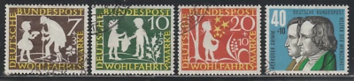 Germany 1959 SC# B368 - B371 - Surtax for independence welfare org. - Used # 569 - Image 1 of 2