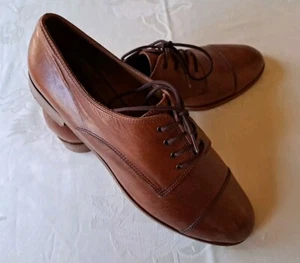 Tolle Marken Da.Halbschuhe Leder Cognac GR:41 NP:119 Neuwertig! - Bild 1 von 8