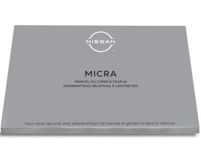 Nissan Micra K14 à partir de 2016 +Radio Notice d'Utilisation Français - Photo 1/4