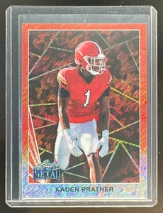 2024 Leaf Metal #90B-167 Kaden Prather Red Shimmer /10 - Bild 1 von 2