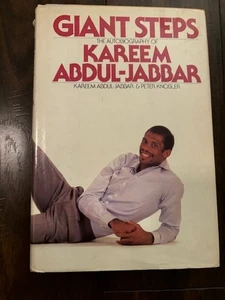 Kareem Abdul-Jabbar Giant Steps Autobiography Hardback Basketball Book - Picture 1 of 2