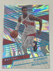 RJ Barrett 2024-25 Panini Revolution Basketball #45 Teal Swirl Parallel #01/49 - Picture 1 of 6