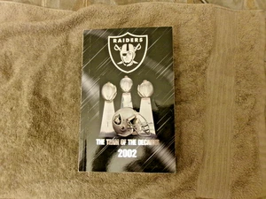 Oakland Raiders Media Guide 2002 anuario 2003 programa Super Bowl Jerry Rice NFL - Imagen 1 de 12