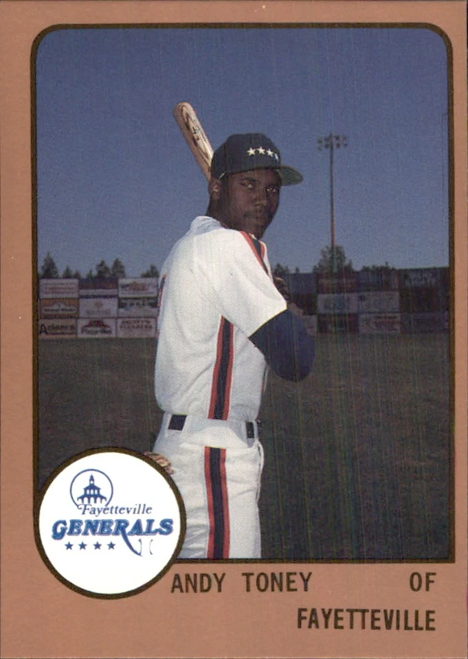 Andy Toney 1988 ProCards #1082 RC Fayetteville Generals *AutographDen* - Image 1 of 2