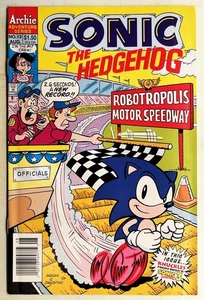 SONIC The HEDGEHOG Comic Book #13 August 1994 KNUCKLES Bagged & Boarded NM- - Picture 1 of 5