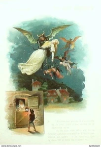Chromo Au Bon Marche La Fee Berliquette # 2 (Graf Perrault) 1903 - Bild 1 von 2