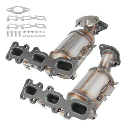2x Left Right Catalytic Converter For 2015 2016 2017 2018 Ford Edge 3.5L 30584 Foto 1 de 4