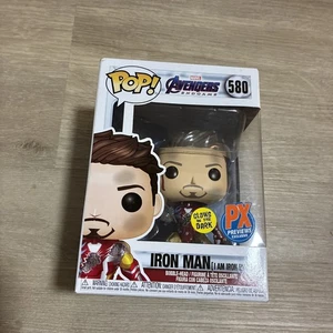 Avenger Endgame Iron Man Funko Pop 580 PX Previews Exclusive Glows In The Dark - Bild 1 von 2