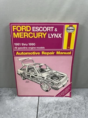 Ford Escort & Mercury Lynx 1981-1990 gasolina motor manual de reparación # 789  Foto 1 de 4