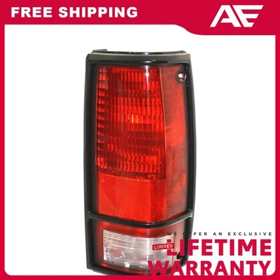 Luz trasera transparente y roja lente lado pasajero halógena para 83-94 GMC Jimmy Typhoon Foto 1 de 4