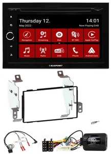 Blaupunkt Lenkrad DVD Bluetooth DAB 2DIN USB Autoradio für Nissan Note E11 2009- - Bild 1 von 11